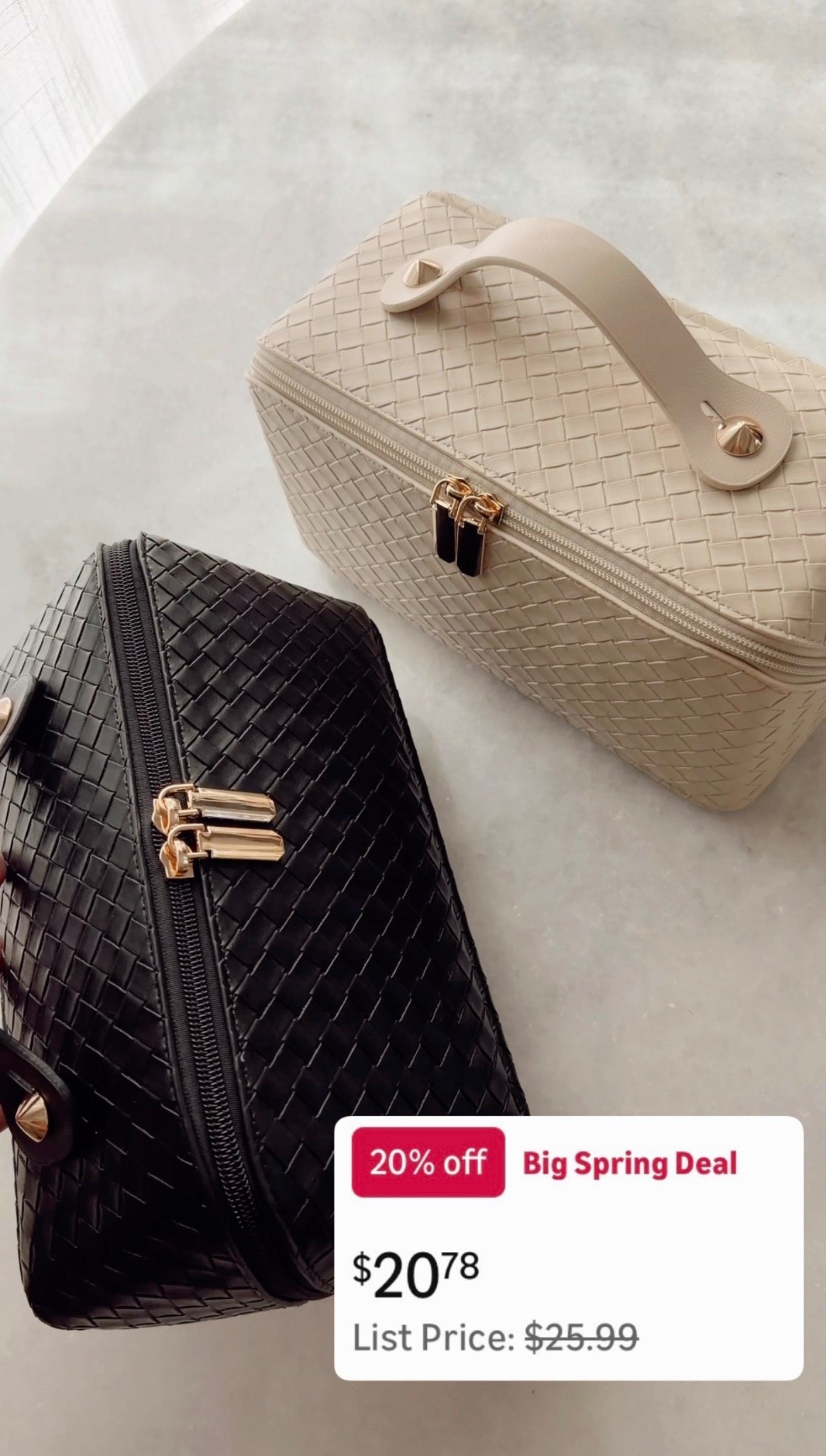 I'm a huge fan of these makeup bags! They have such great structure and I love that it opens flat to see all of your products. They’re currently on sale❗️

#LTKselfcare #LTKTravel #LTKBeauty