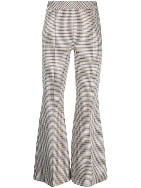 Rosetta Getty Hose Mit Hahnentrittmuster - Farfetch | Farfetch Global