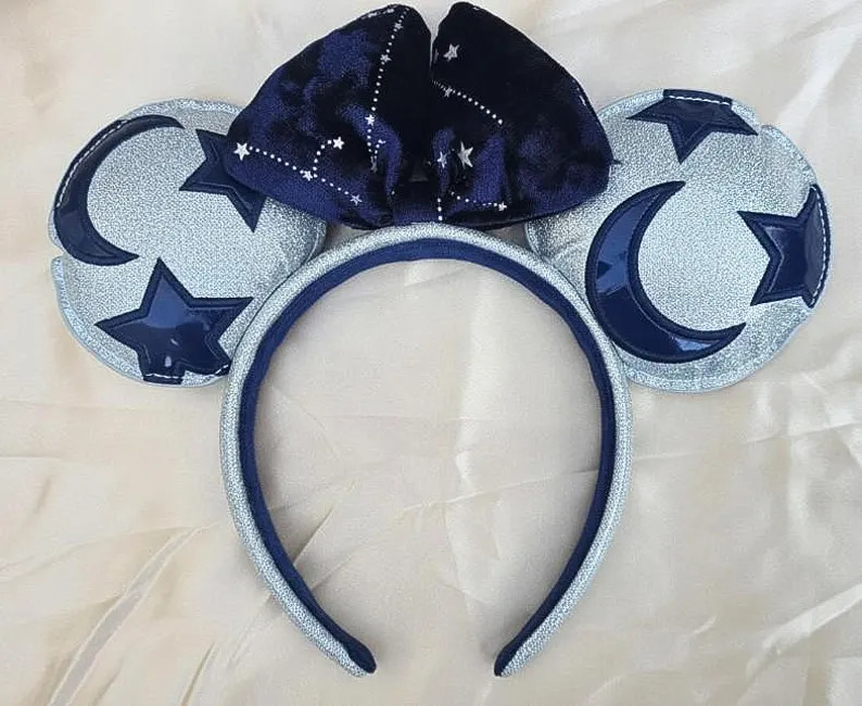 Fantasia Mickey Ears Constellation Star Moon Sorcerer Minnie Headband | Etsy (Global)