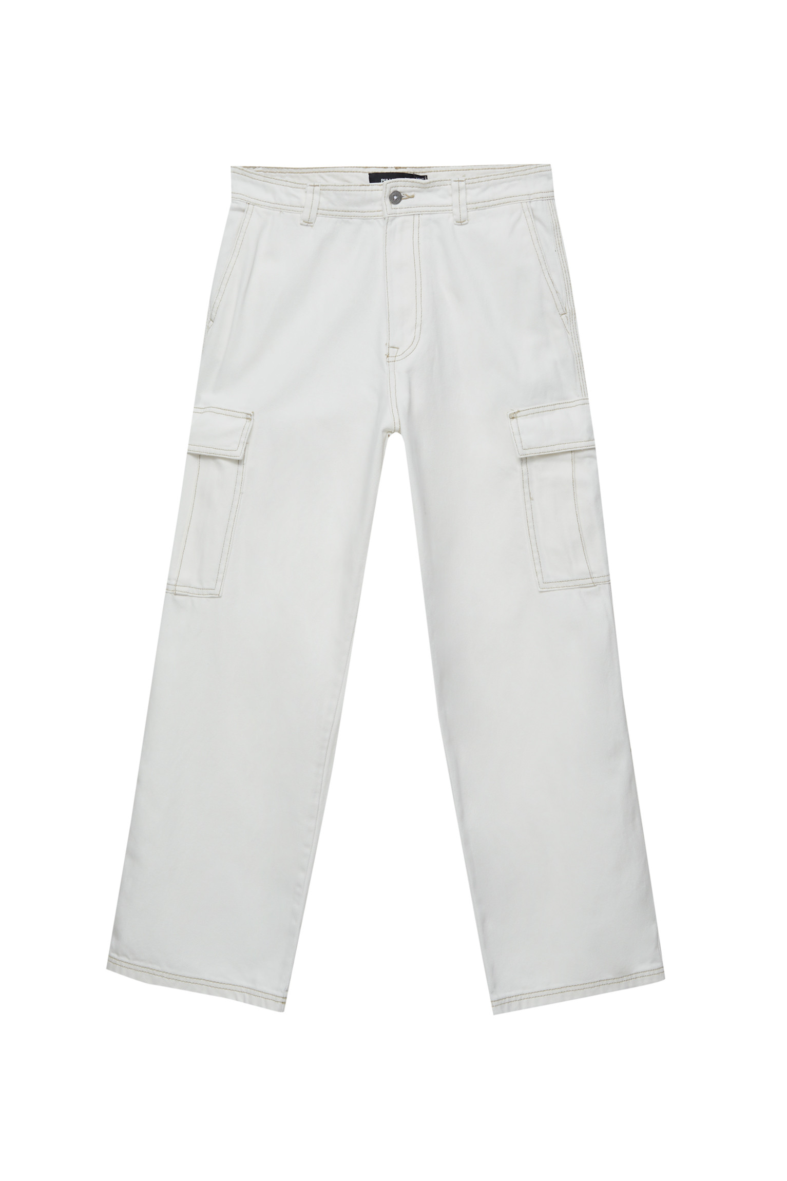 CARGOHOSE MIT TASCHEN UND FARBLICH ABGESETZTEN NÄHTEN | PULL and BEAR DE