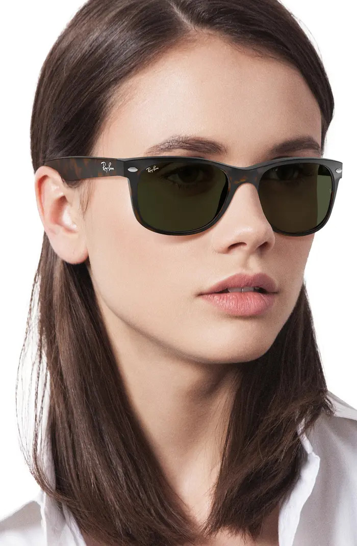 Ray-Ban New Wayfarer 55mm Rectangular Sunglasses | Nordstrom | Nordstrom