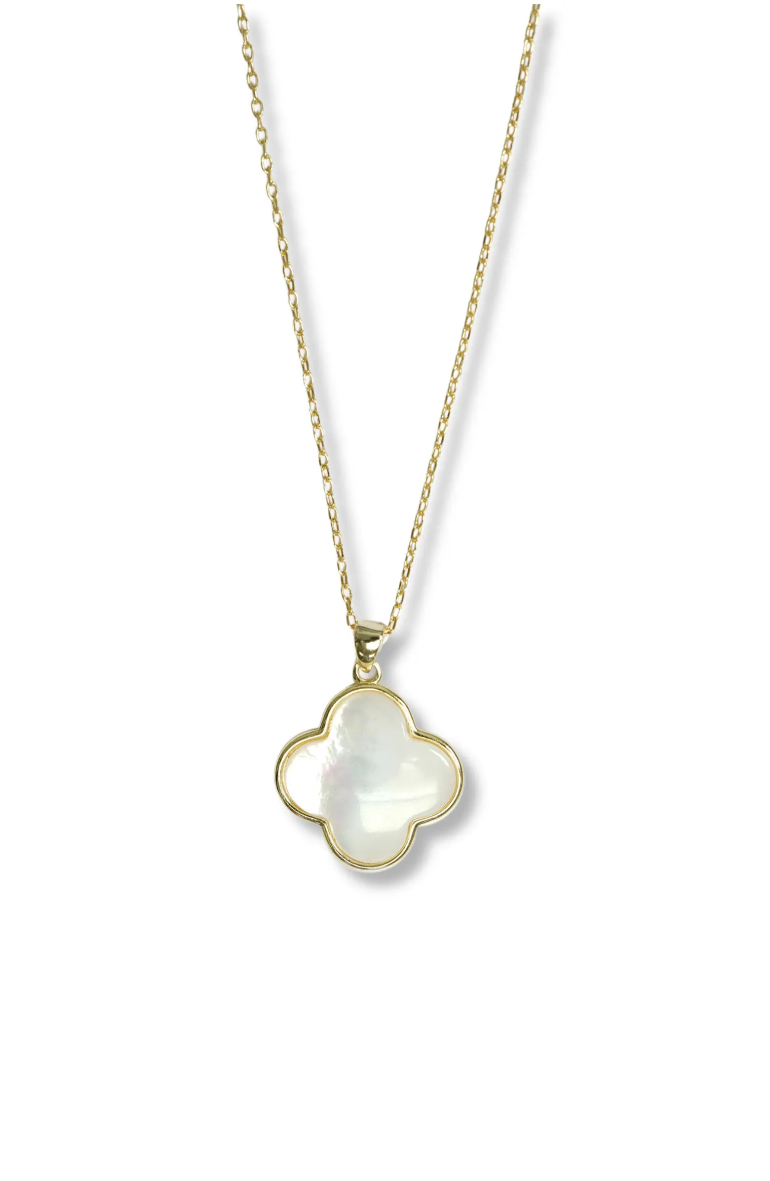 Mother-of-Pearl Clover Pendant Necklace | Nordstrom