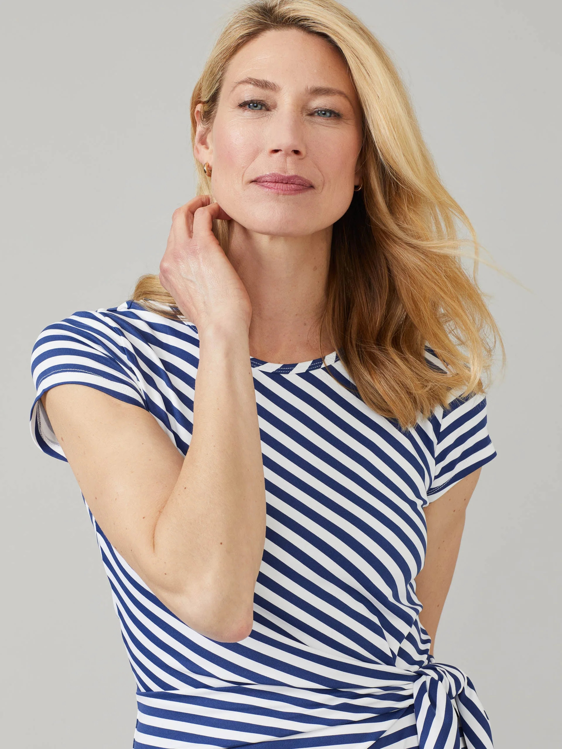 Elora Dress in Bangle Stripe | J.McLaughlin