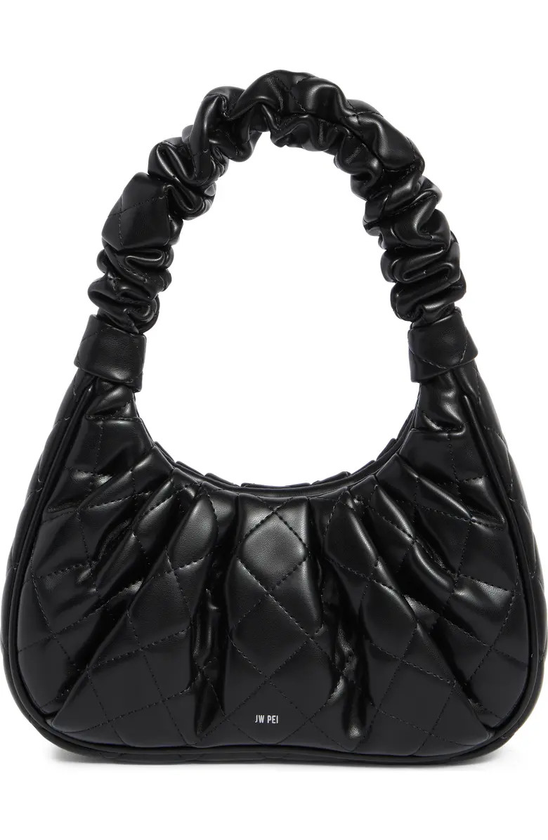 Gabbi Rhombus Ruched Quilted Faux Leather Handbag | Nordstrom