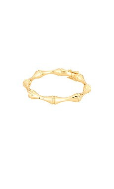 Eddie Borgo Bambu Bangle Bracelet in Gold from Revolve.com | Revolve Clothing (Global)