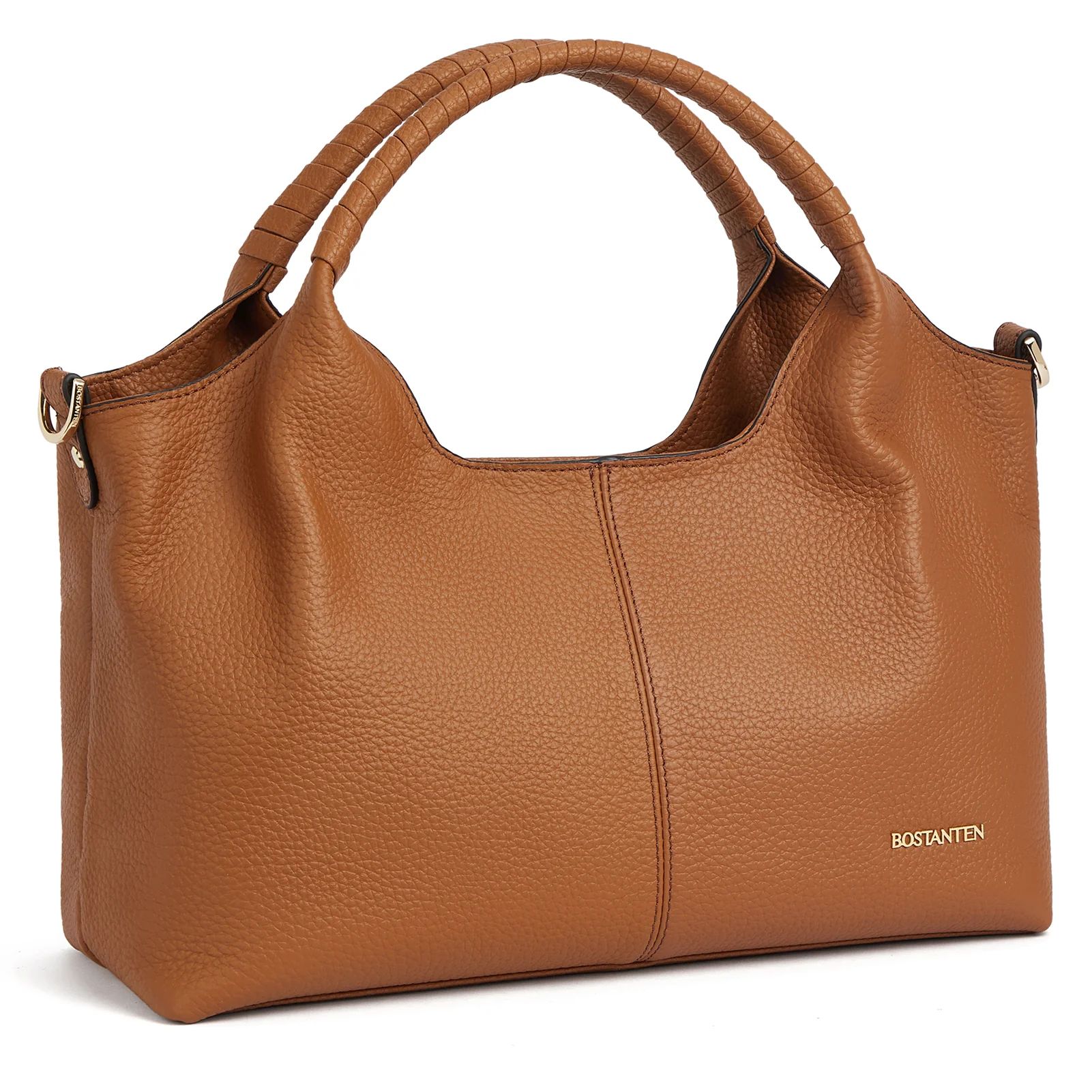 Nevin Genuine Leather Satchel Hobo Top Handle Tote Handbags | Bostanten