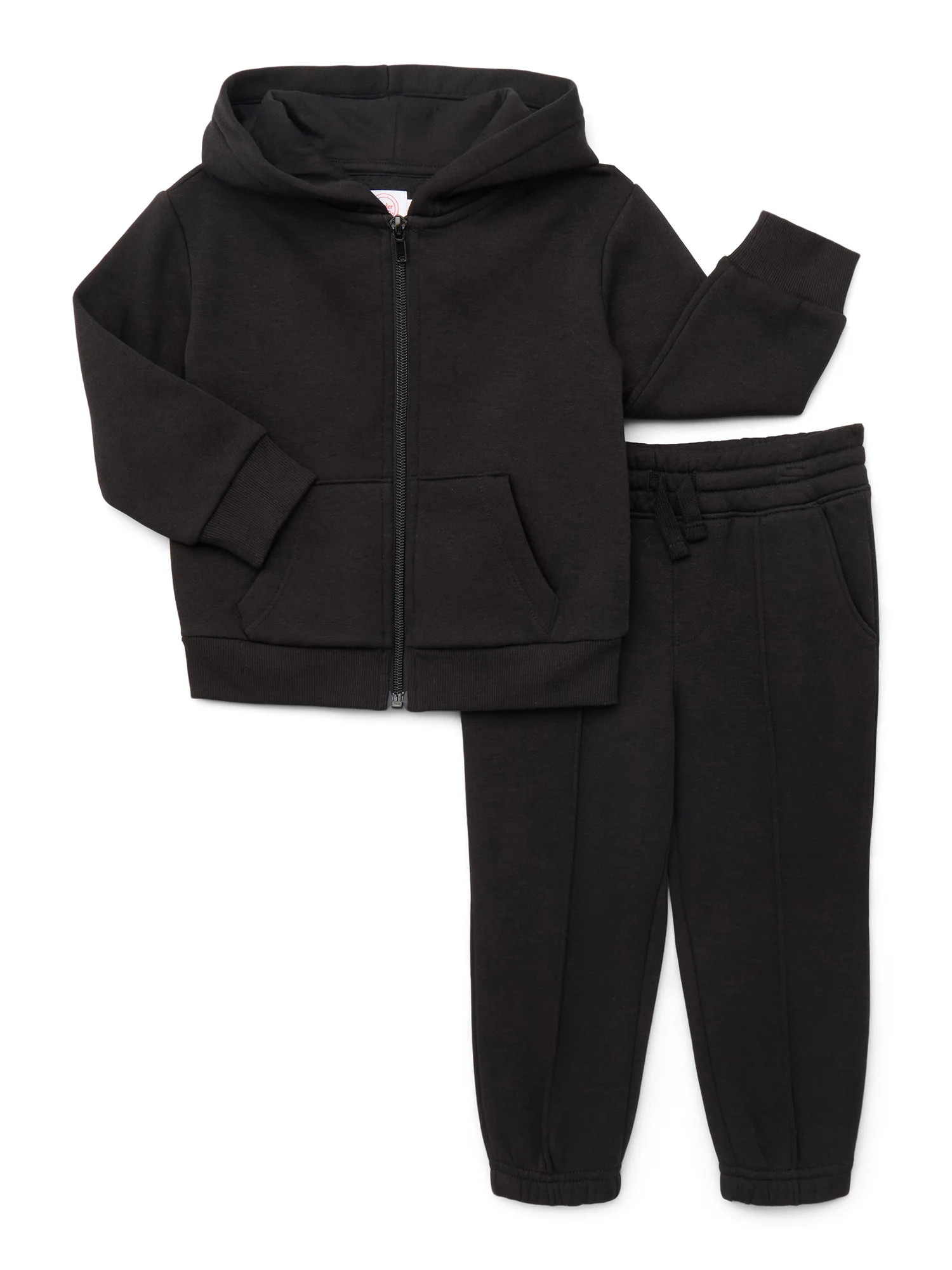 Wonder Nation Toddler Boys Hoodie and Pants Fleece Set, 2-Piece, Sizes 12M-5T | Walmart (US)