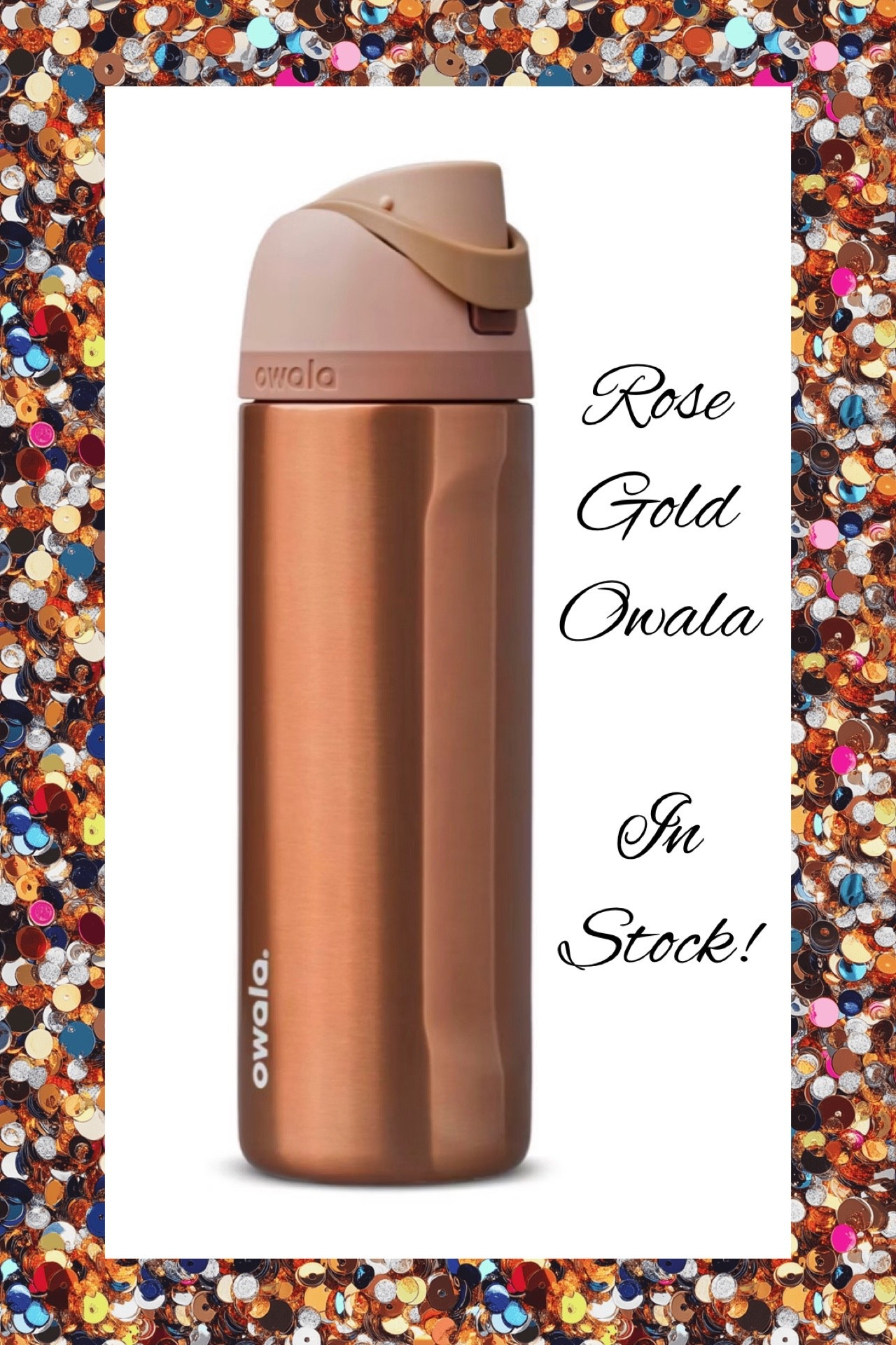 Had to share that Target just did a super limited restock of their exclusive Rose Gold Owala Water Bottle! This sold out almost instantly when they launched it during the holidays, and now a super small quantity is back and available to ship in the 24oz size. This will absolutely fly, as it’s beautiful and super rare - have this and highly recommend! 

#LTKHome #LTKSeasonal #LTKActive