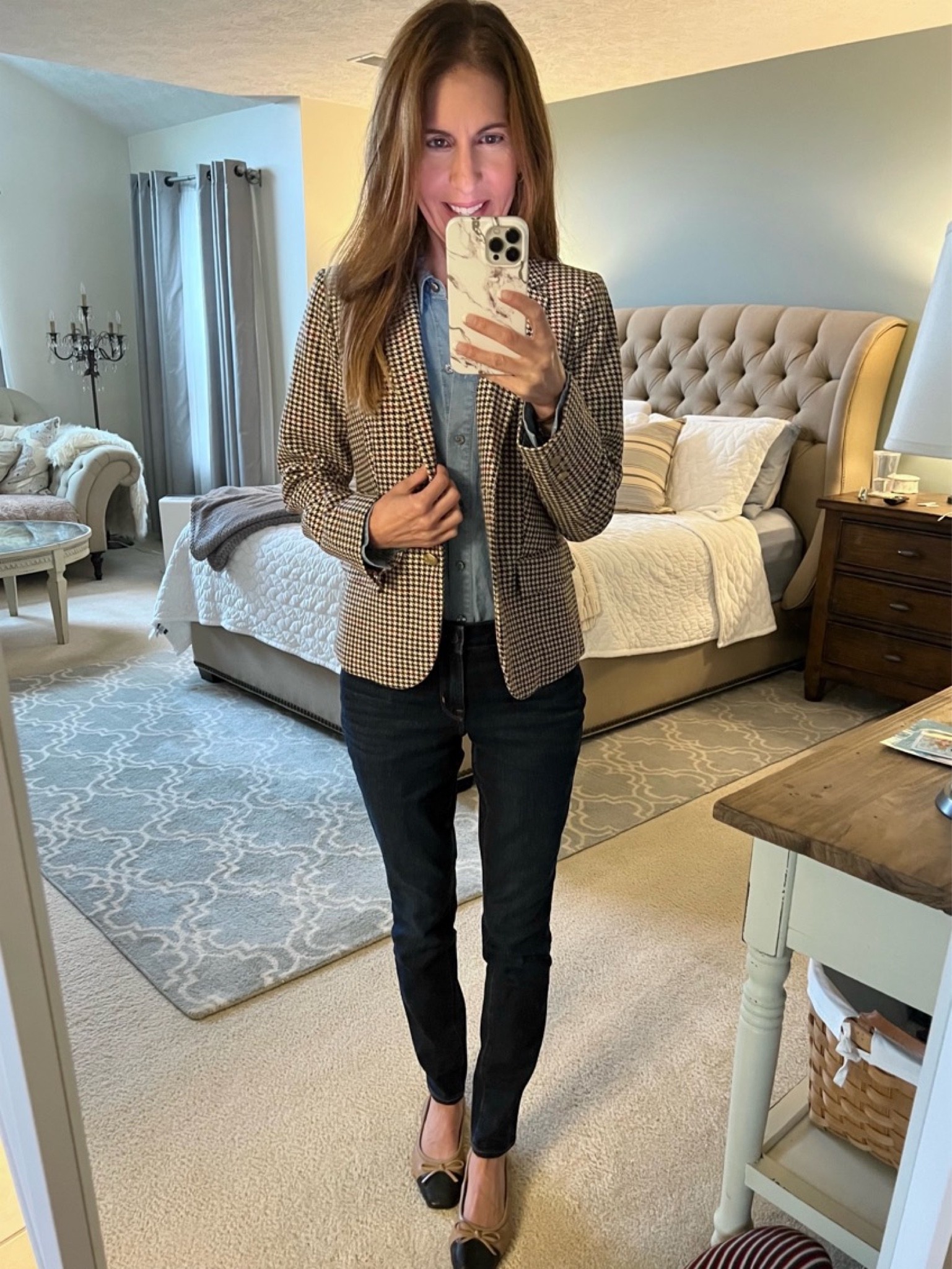 Build timeless ensembles with this classic  borrowed from the boys blazer. Made of a wool blend, it strikes a balance between masculine and feminine. I love it paired with a chambray shirt, dark wash jeans and flats  

#LTKstyletip #LTKsalealert #LTKworkwear