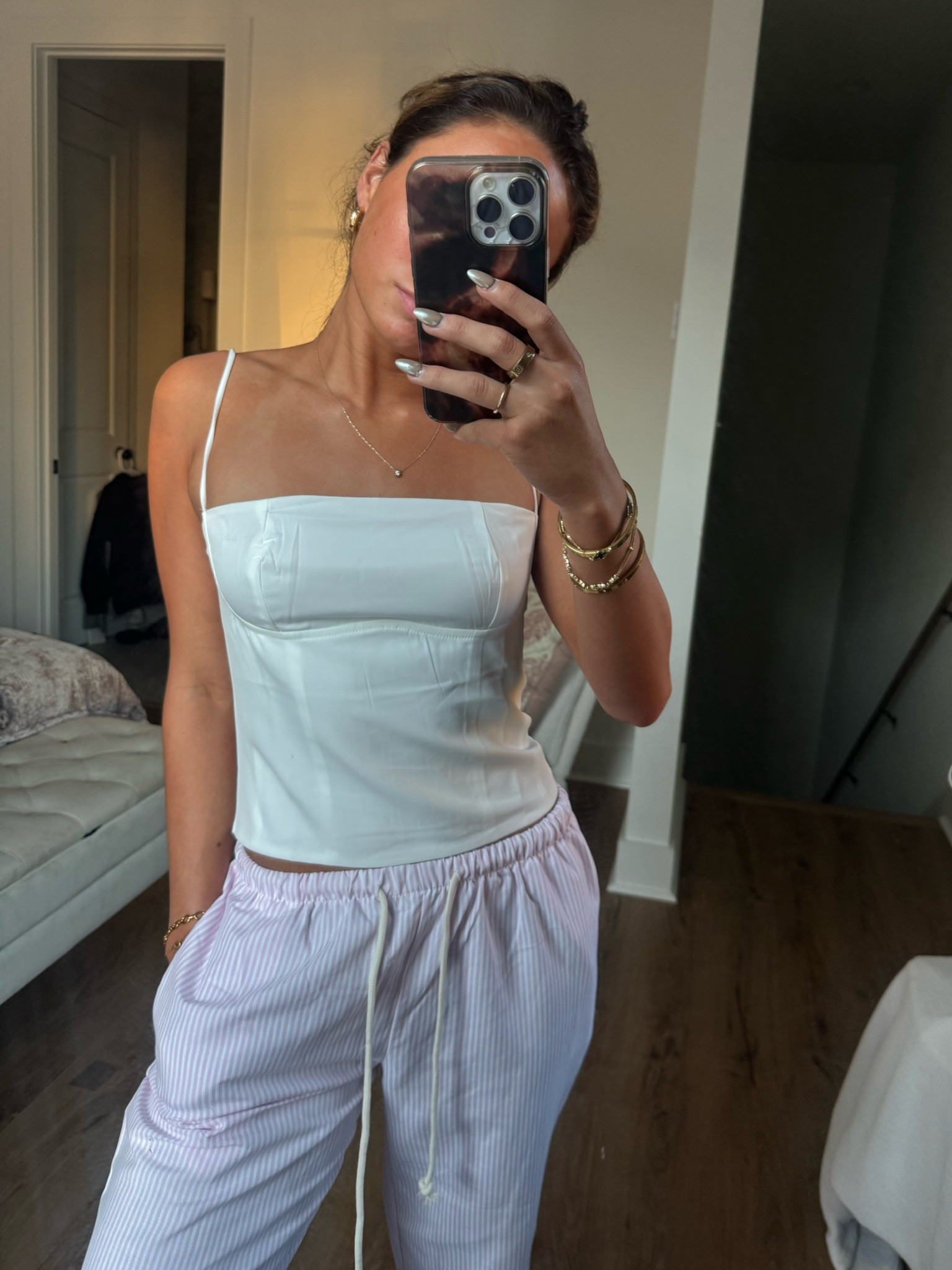 white cami