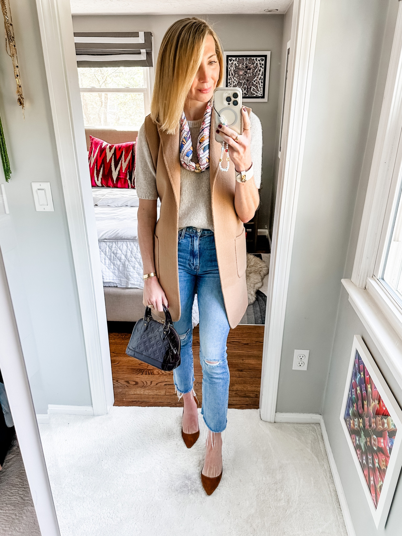 The longer I live in Massachusetts, the more I embrace and invest in sleeveless & 3/4 sleeve length layers. Finding long sleeve outerwear more annoying by the day!

Linked this vest aka "gillet” along with other sleeveless outerwear options.

Also, I love the #Bottega teardrop earrings but have to draw the line somewhere, so #amazon dupes FTW. Very comfortable on the ear lobes, lightweight & pack a punch on a #teams #video #call 💻 Thanks to my Aunt for the earrings reco🤍



#LTKeurope #LTKover40 #LTKxPrime