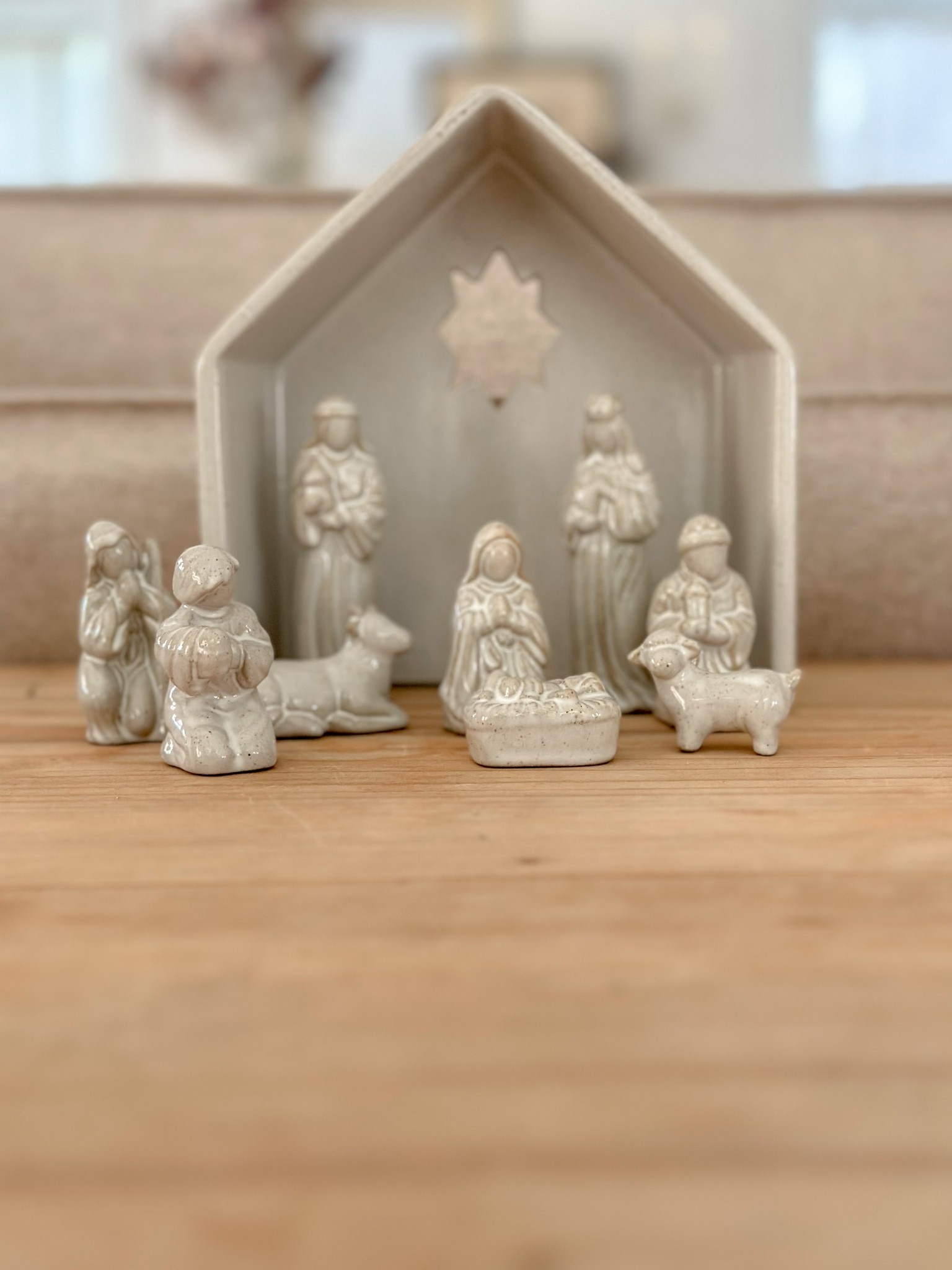 The perfect cozy white cottage nativity set 🤍

#LTKhome #LTKSeasonal #LTKHoliday