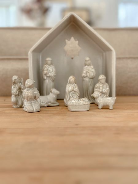 The perfect cozy white cottage nativity set 🤍

#LTKhome #LTKSeasonal #LTKHoliday