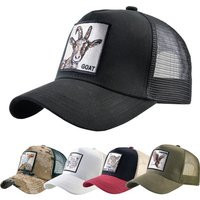 Fashion Trucker Caps With Embroidery Animals Patch Four Seasons Snapback Baseball Cap For Men Women Adjustable Visor Hat | AliExpress (US)