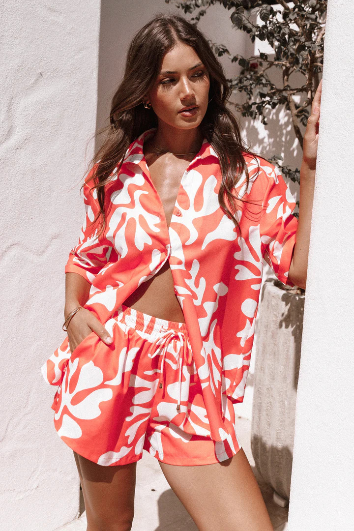 Payton Shorts - Melon White | Petal & Pup (US)