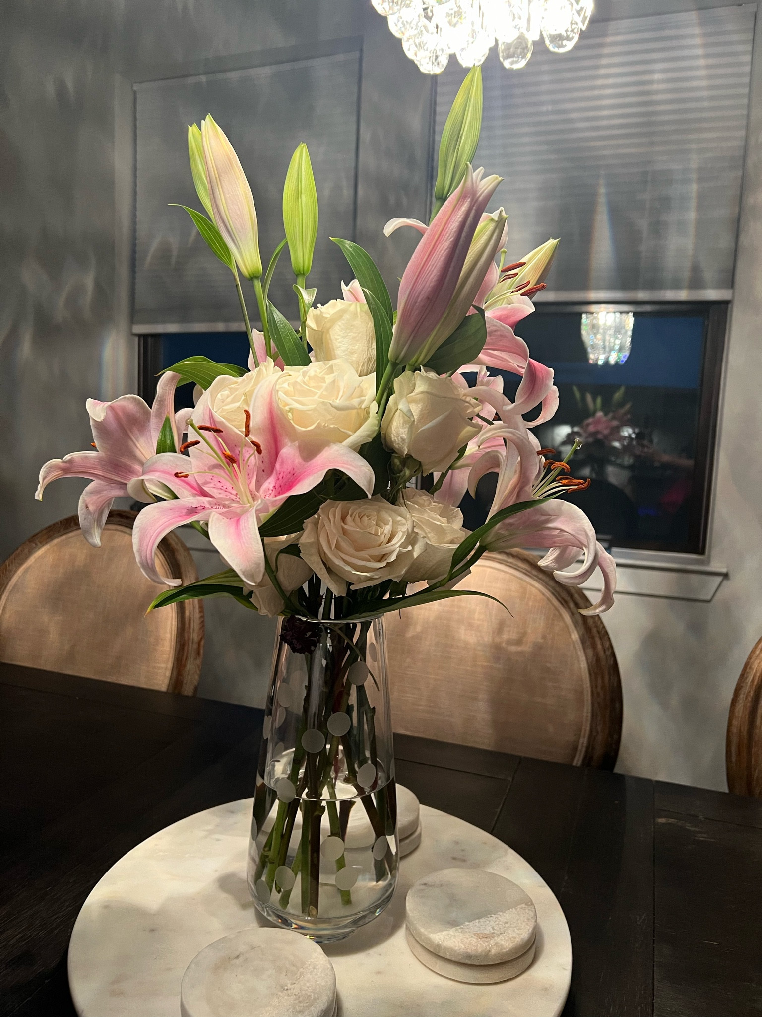 Flowers from my Love 💐

There’s just something so special about fresh flowers. The way lilies fill the room with the fragrance of spring.. the crisp curled edges of white roses - just perfection! 

My vase is Lenox by Kate Spade from almost 10 years ago (I love it so much!) is sold out but I’m linking some other striking glass cut vases to support all your floral dreams! ✨

#LTKHome