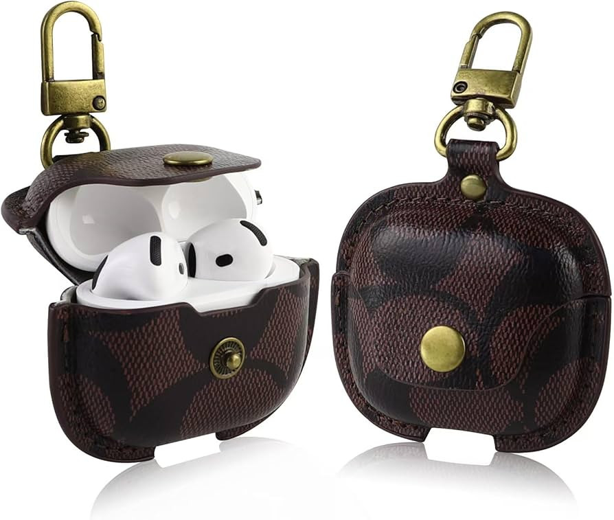 for AirPods 4 Case, Compatible with AirPods 4th Generation Case, Leather Full Body Shockproof Pro... | Amazon (US)