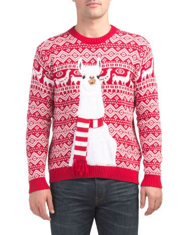 Festive Llama Sweater | TJ Maxx