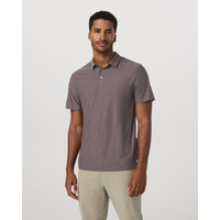 Vuori Strato Tech Polo | Timber Heather | Medium | Vuori Clothing (US & Canada)