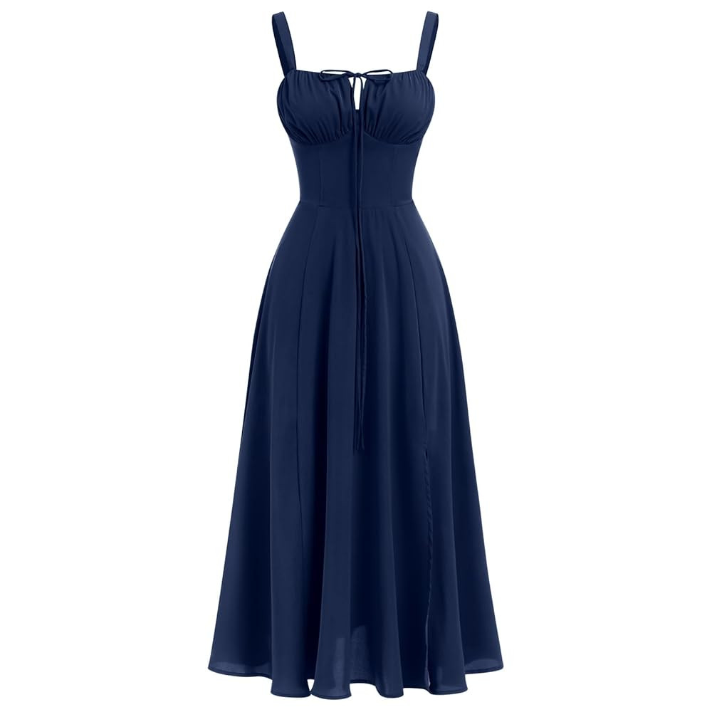 Women's Floral Corset Dress Formal Cocktail Dresses Going Out Casual Sundress Split Thigh Spaghet... | Amazon (US)