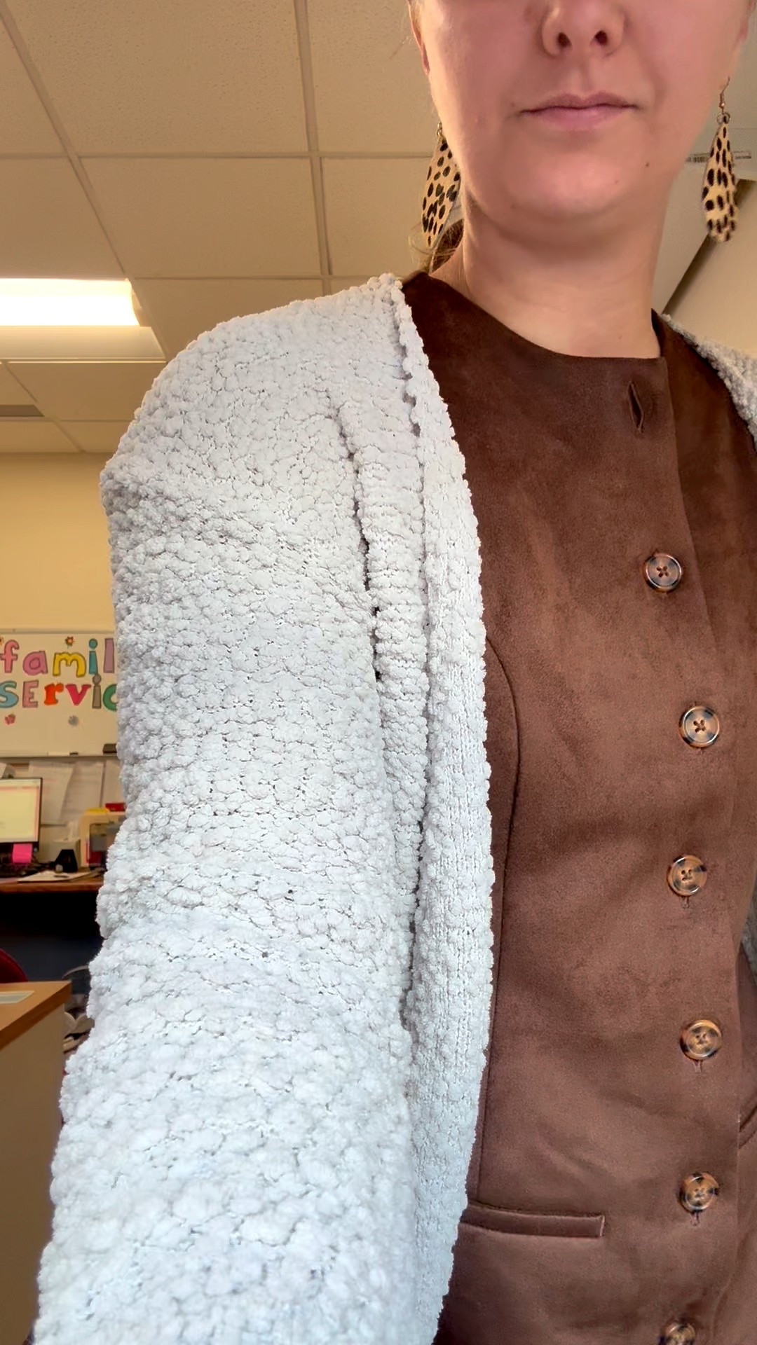 Suede dress from target paired with a beige cardigan and green boots and leopard earrings 

#targetfinds #altaredstate #fallfashion

#LTKFindsUnder50 #LTKStyleTip #LTKSeasonal