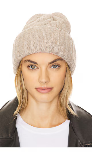 Coast Line Beanie in Oatmeal | Revolve Clothing (Global)