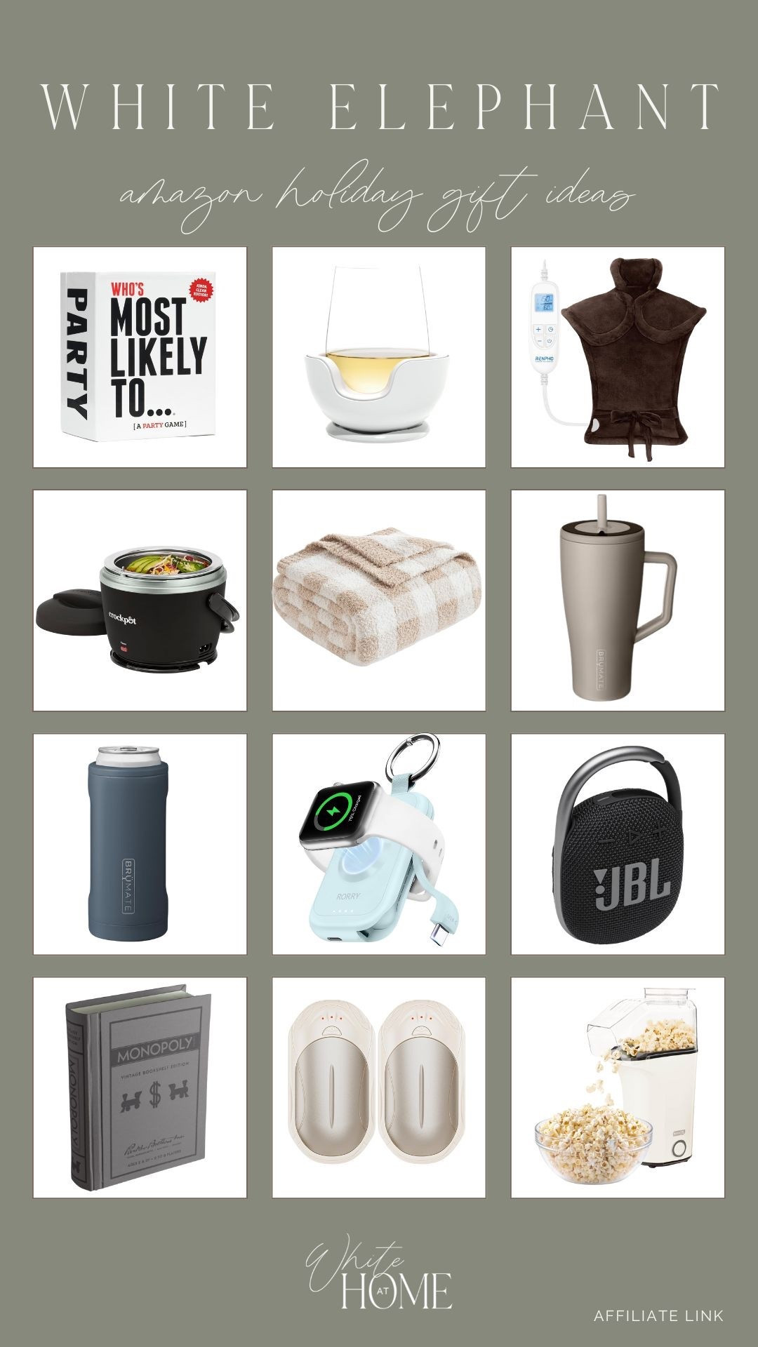 If you have a white elephant party to attend this holiday season, these Amazon gift ideas are perfect! Affordable, functional and useful, and perfect for anyone! 

#LTKGiftGuide