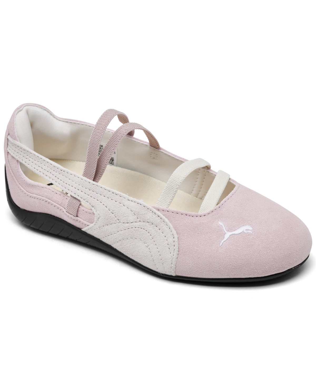 Puma Women's Speedcat Suede Ballet Flats from Finish Line - Pink, Puma White, Warm White | Macy's