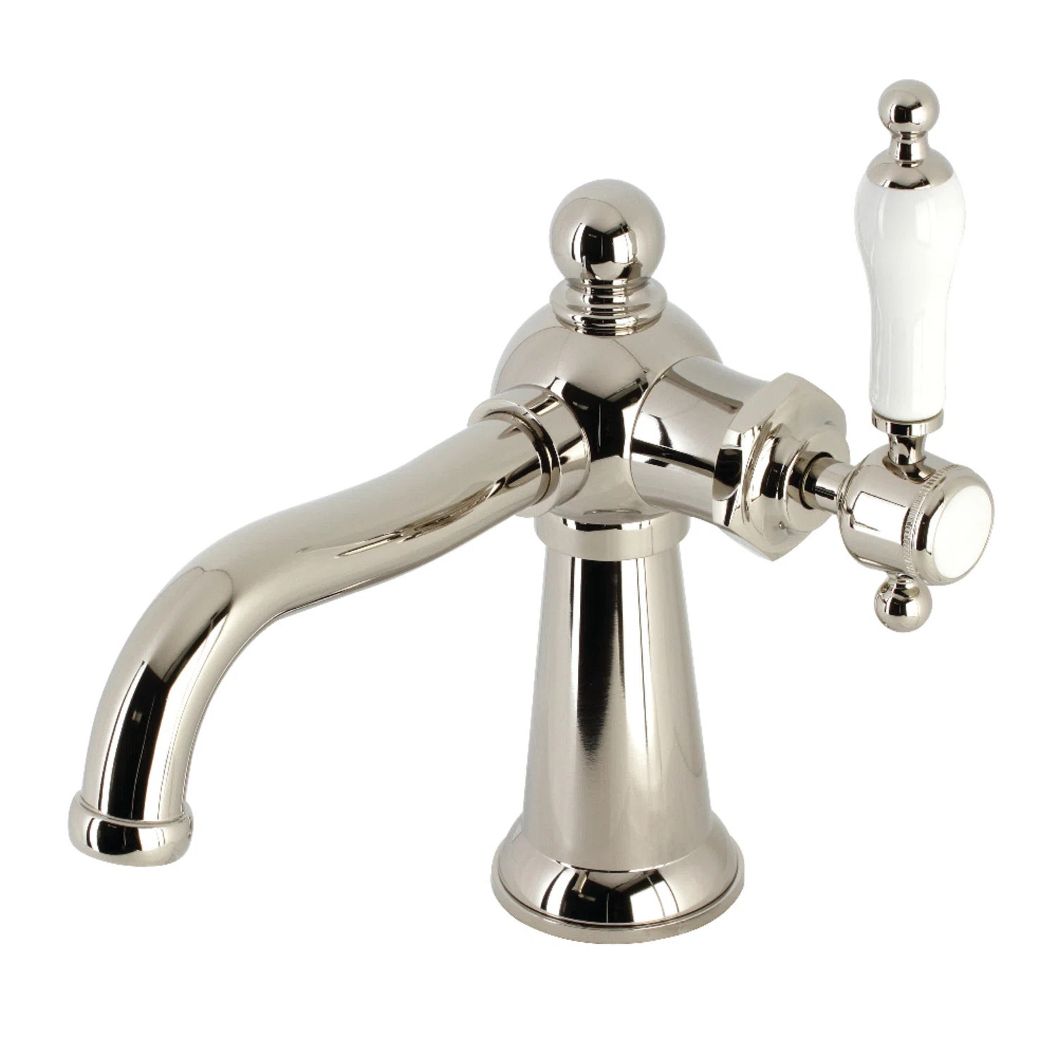 Kingston Brass Nautical Single-Handle 1-Hole Deck Mount Bathroom Faucet with Push Pop-Up KS154KLP... | Wayfair North America