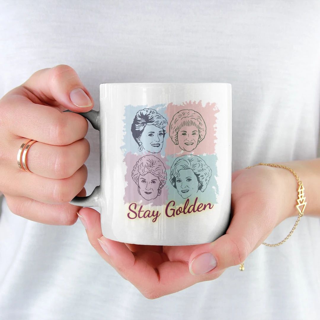 Golden Girls Stay Golden Coffee Mug Ceramic Mug Golden Girls - Etsy | Etsy (US)