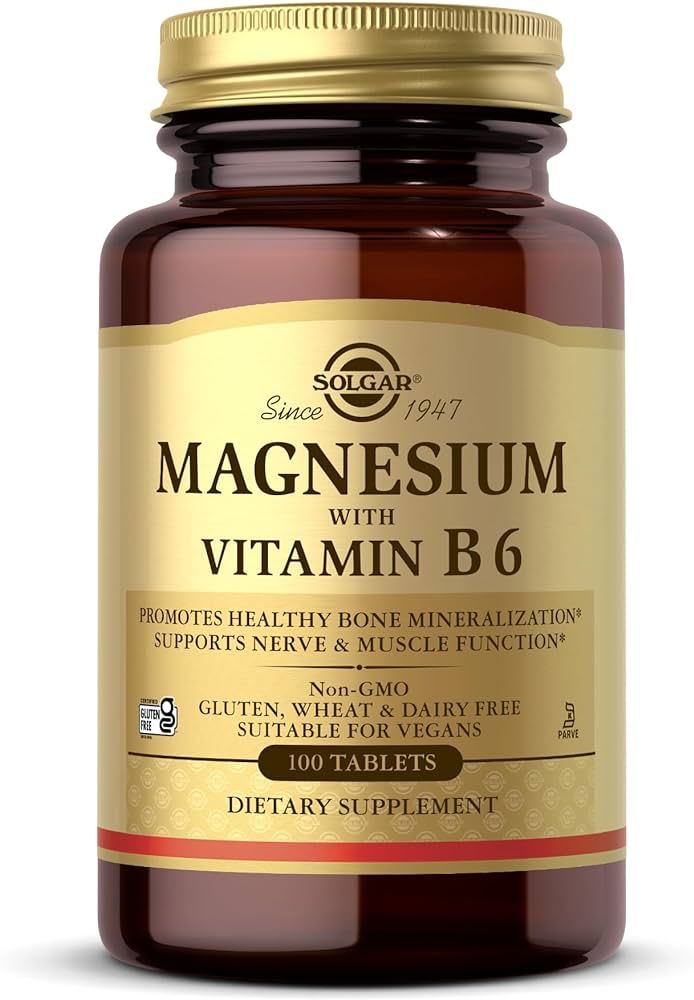 Solgar Magnesium with Vitamin B6 - Supports Energy Levels - Reduce Tiredness and Fatigue - Muscle... | Amazon (UK)
