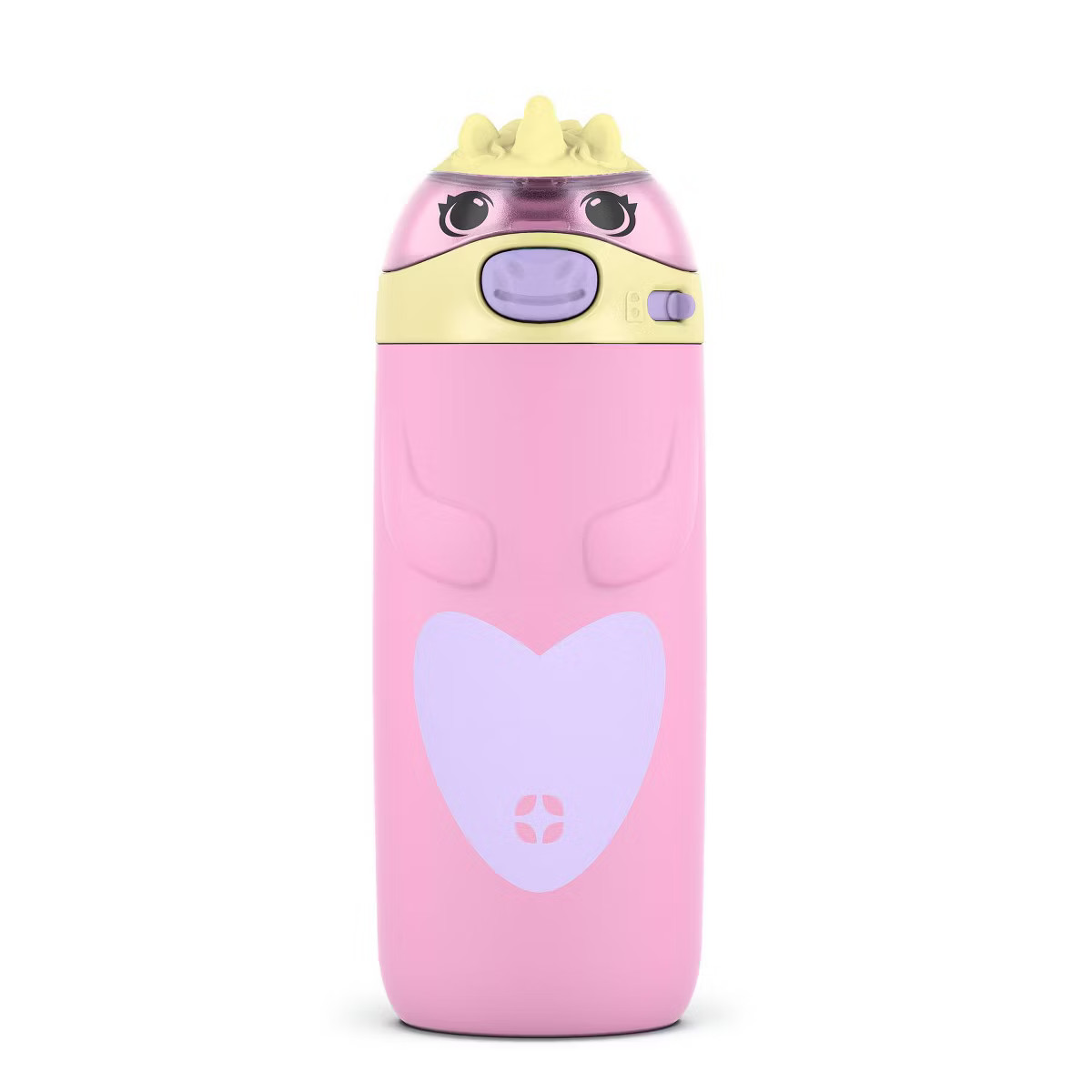 Ello 12oz Stainless Steel Water Bottle Cleo Pink: Kids Portable Drinkware, Dishwasher-Safe, Bloss... | Target