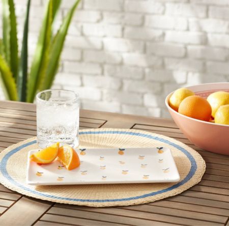 Threshold peach melamine dinnerware from Target. Great for summer entertaining! 

#LTKhome #LTKFind #LTKSeasonal