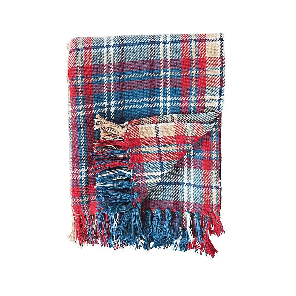 C&F Home Rockwell Plaid Throw | HSN