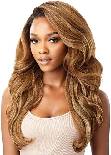 Outre Perfect Hair Line Synthetic 13x6 Faux Scalp Lace Front Wig - JULIANNE 24 (DR4/GDNHNBL) | Amazon (US)