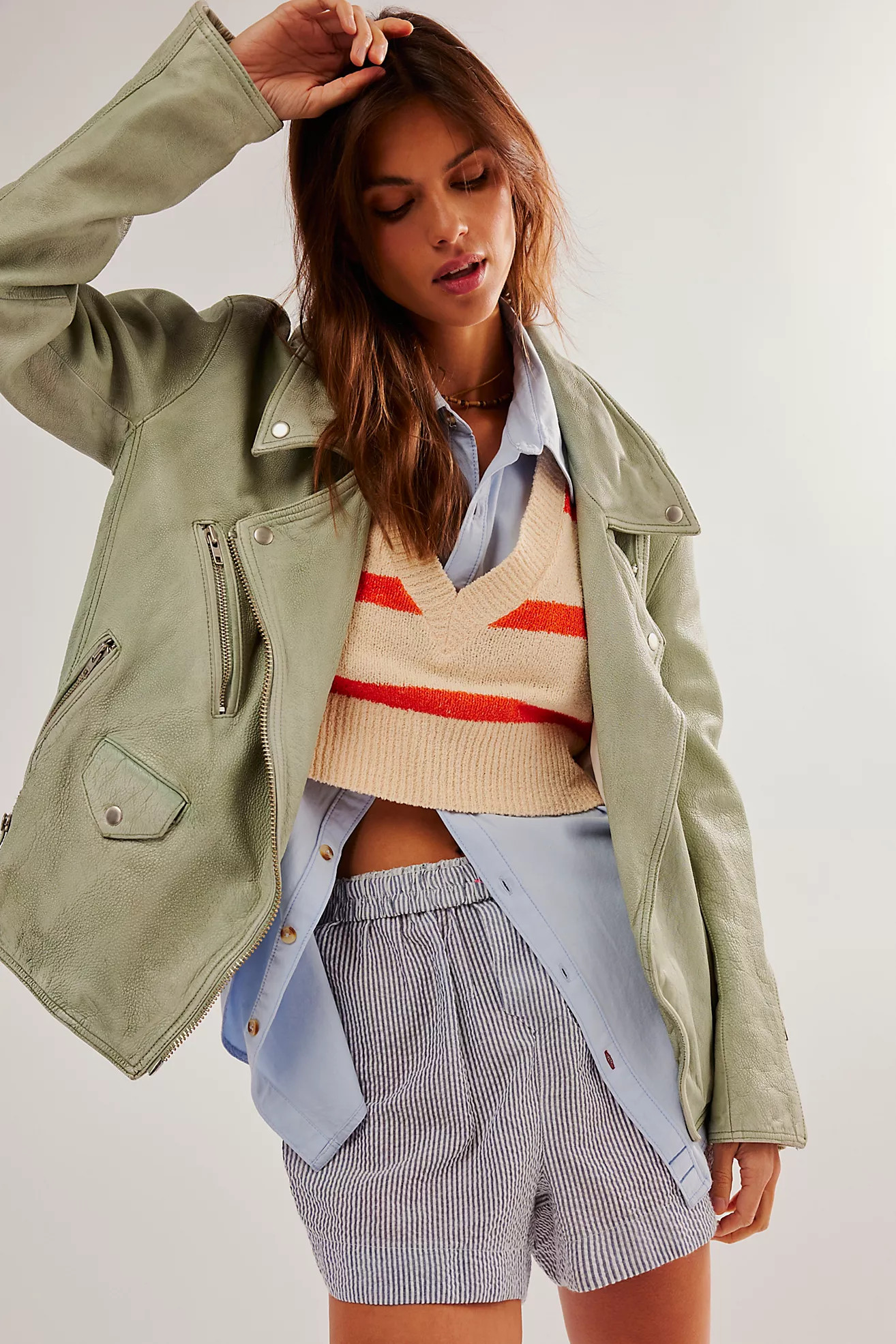 We The Free Jealousy Leather Moto Jacket | Free People (Global - UK&FR Excluded)
