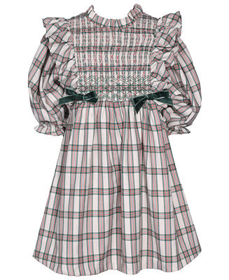 Toddler Girls Plaid Smocking Dress | Macy's