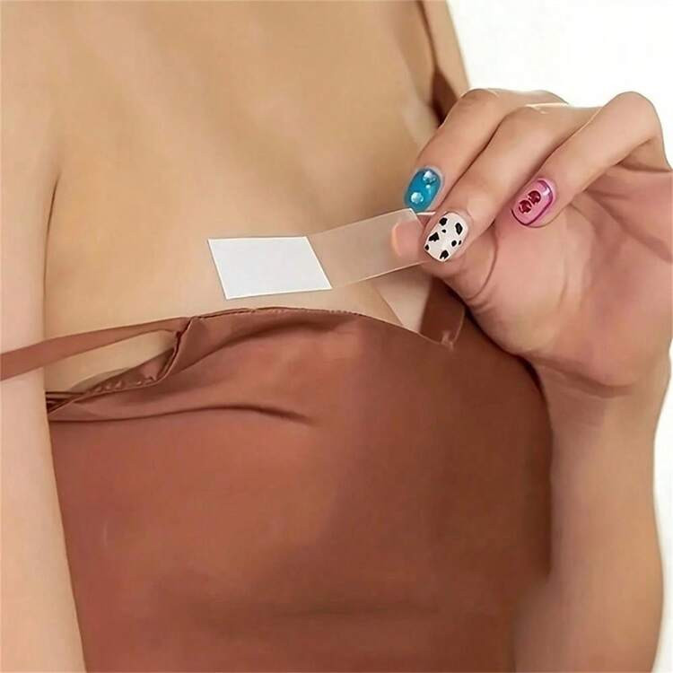 36pcs Invisible Anti-Slip Stickers, Seamless Double-Sided Adhesive Waterproof Transparent Stickers, Suitable For Shirt Collars, Women\ Underwear And Underwear Accessories | SHEIN