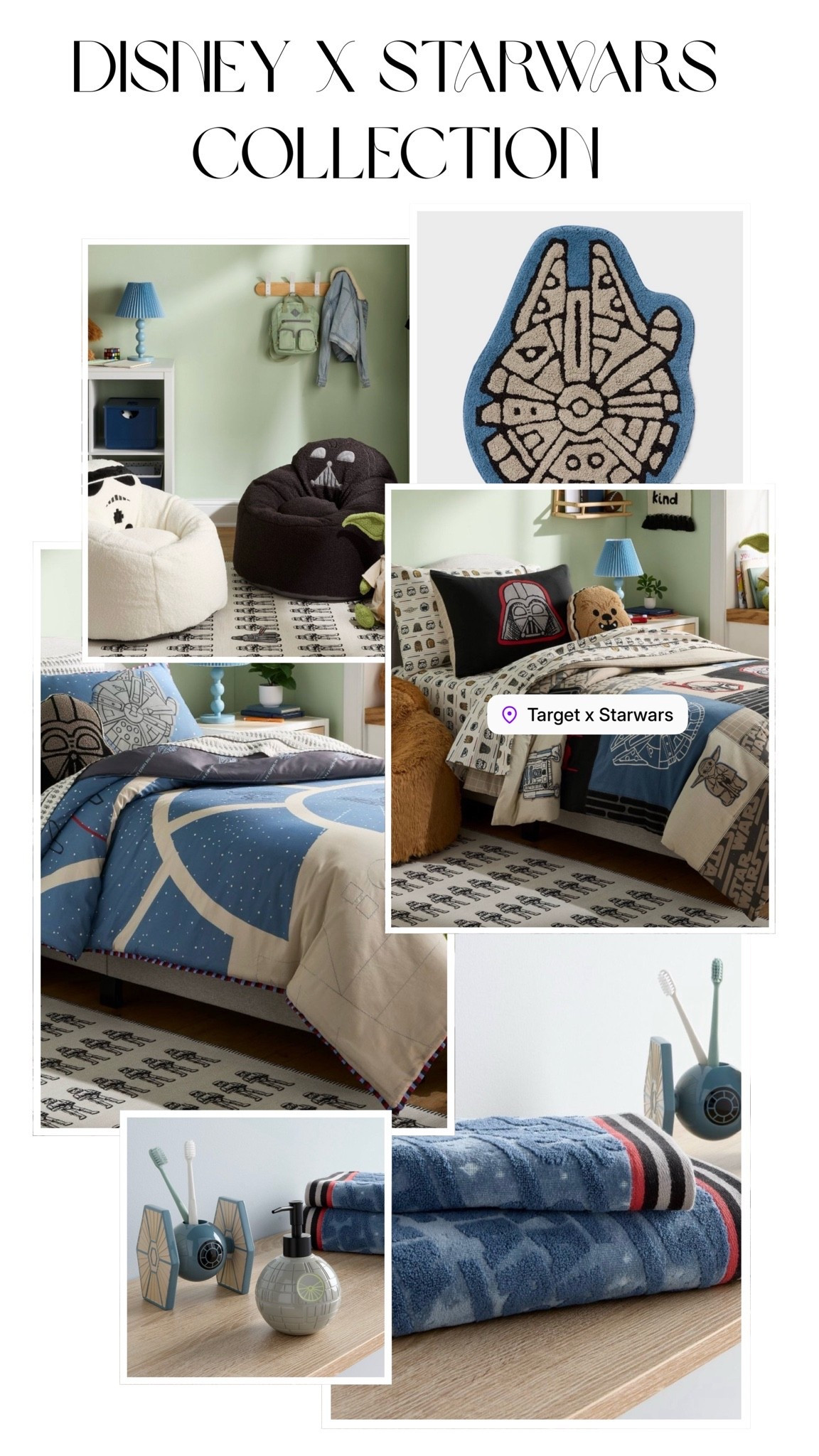 Target Disney x Starwars!! Calling all starwars lovers this collection is so cute! I wish my son lived starwars because this would all be coming home with us! 

Disney x starwars, new target finds, starwars toddler bedding, starwars by pillowfort, target pillowfort, toddler boy bedding, toddler boy bedroom, toddler boy starwars, toddler boy bathroom, bathroom finds, target