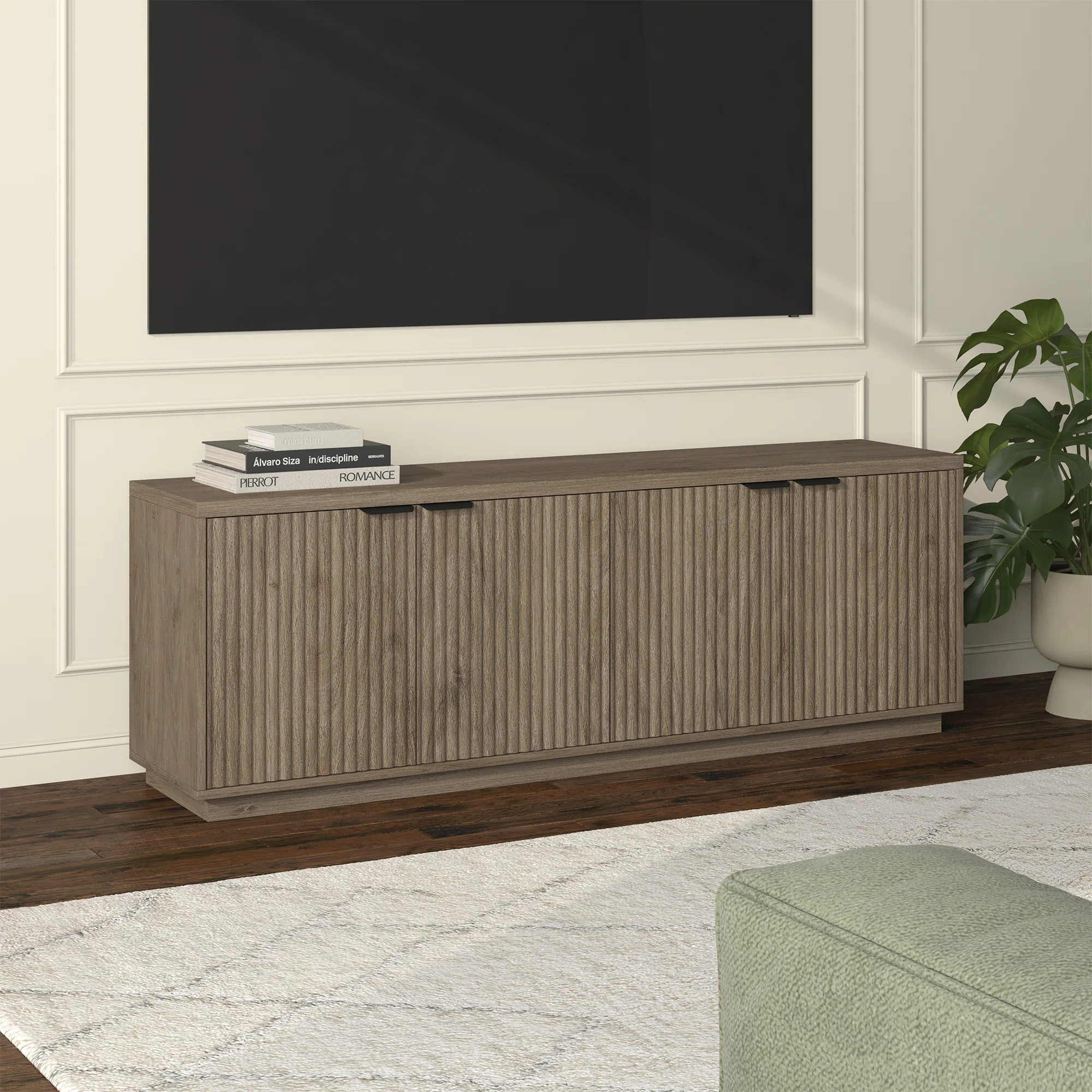 Latitude Run® Mansfield TV Stand for TVs up to 78" | Wayfair | Wayfair North America
