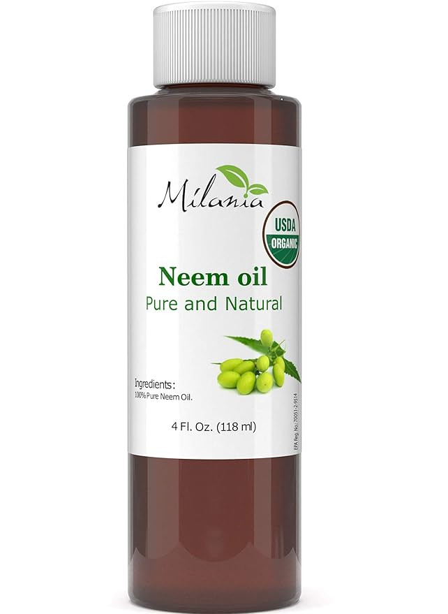 Premium Organic Neem Oil Virgin, Cold Pressed, Unrefined 100% Pure Natural Grade A. Excellent Qua... | Amazon (US)