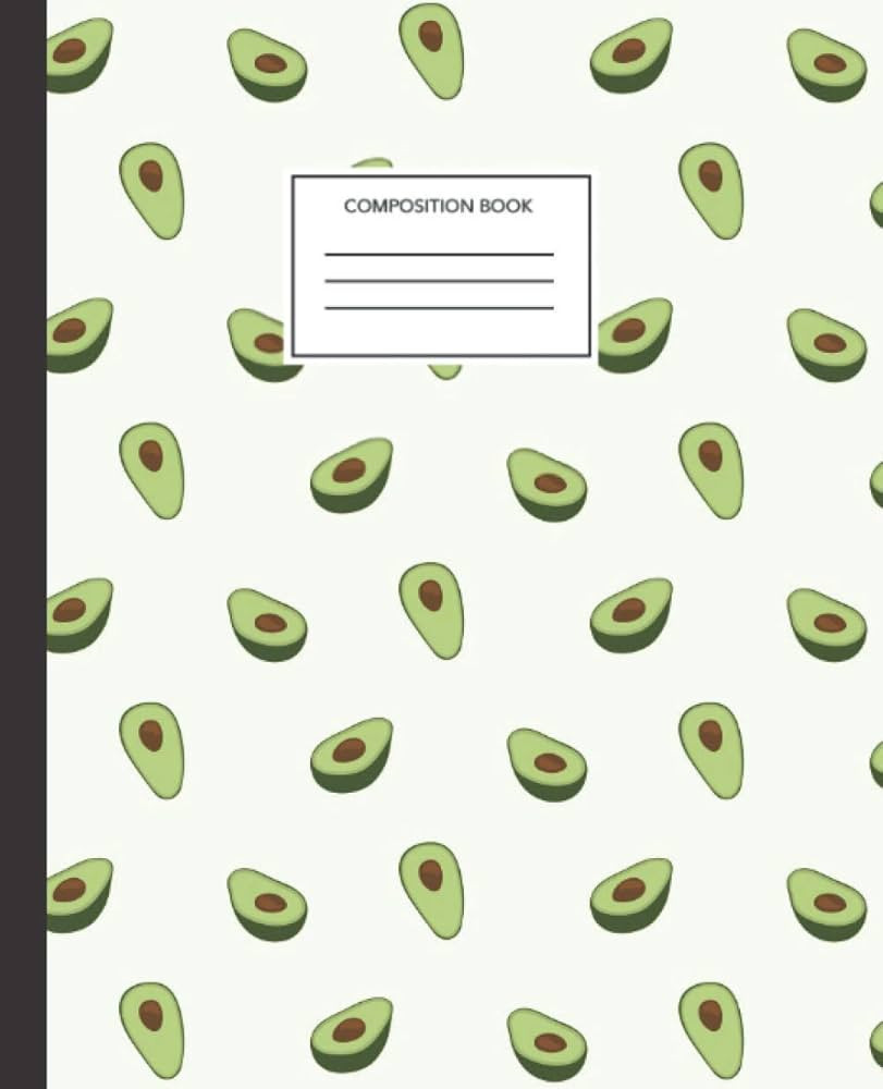 Avocado COMPOSITION NOTEBOOK | Amazon (US)