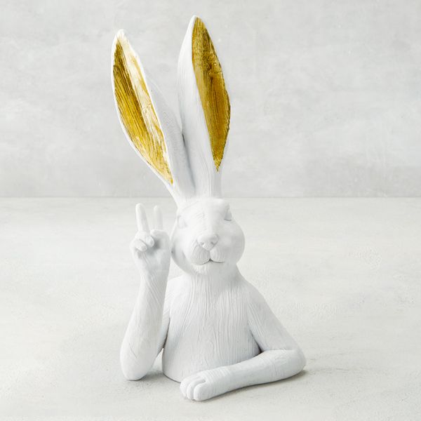 Peace Sign Bunny | Z Gallerie