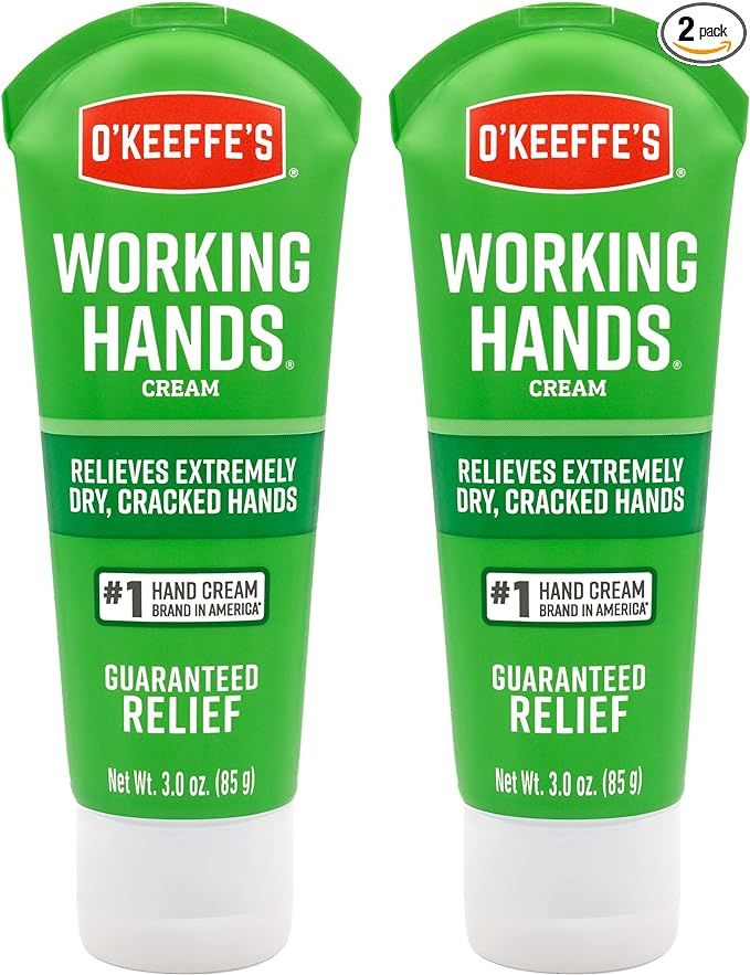 Amazon.com: O'Keeffe's Working Hands Hand Cream, Relieves and Repairs Extremely Dry Hands, 3 oz T... | Amazon (US)