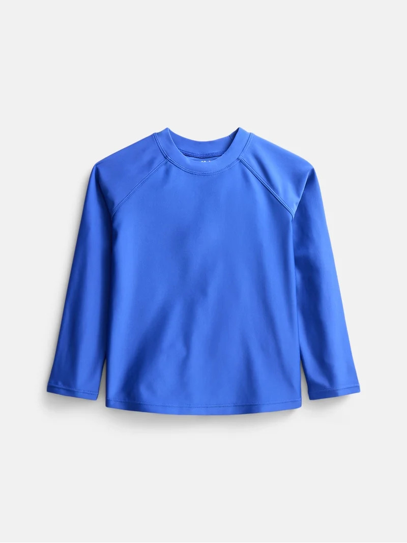 Wonder Nation Baby and Toddler Boys Swim Rash Guard with Long Sleeves, Sizes 12M-5T | Walmart (US)