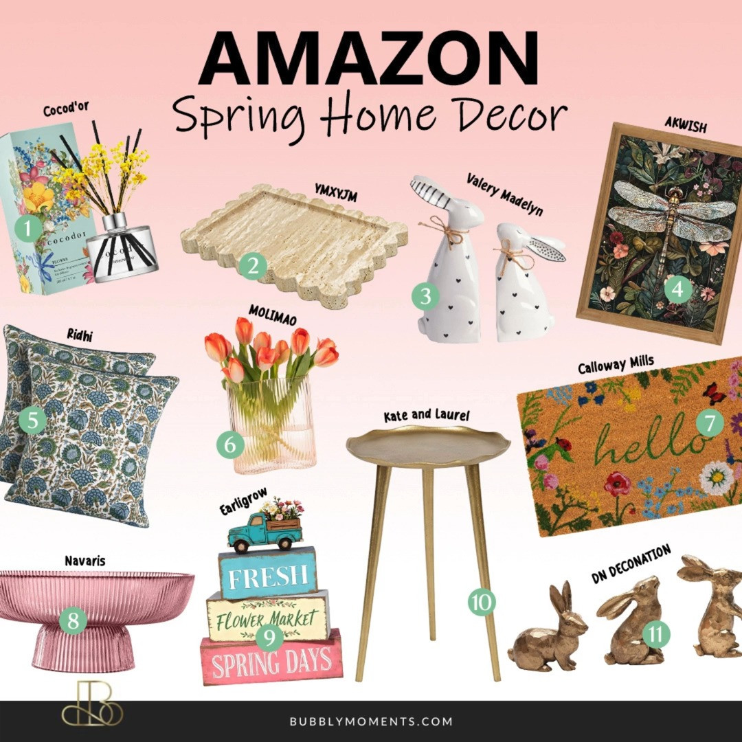 Welcome the new season with simple and beautiful Spring Home Decor that makes your space feel fresh and bright 🌸 These Amazon finds are perfect for adding soft colors, floral touches, and cozy details to your living room, bedroom, or entryway. From cute throw pillows and vases to greenery and table accents, small updates can make a big difference in your home.
Spring is the perfect time to refresh your space and create a light, airy vibe. Whether you love modern, farmhouse, or minimal style, these decor pieces are easy to mix and match with what you already have. Add a few fresh touches, open the windows, and let your home feel warm and inviting for the new season.
Tap to explore these Spring favorites and save this post for your next home refresh 🌿
#LTKHome #LTKSeasonal #SpringDecor #HomeDecor #AmazonFinds #HomeInspo #InteriorInspo #CozyHome #FarmhouseStyle #ModernHome #LivingRoomDecor #BedroomDecor #SeasonalDecor #HomeRefresh #DecorInspo #HouseGoals 

 