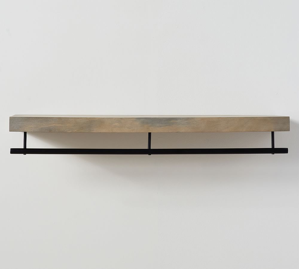 Brighton Closet Shelf With Rail | Pottery Barn (US)
