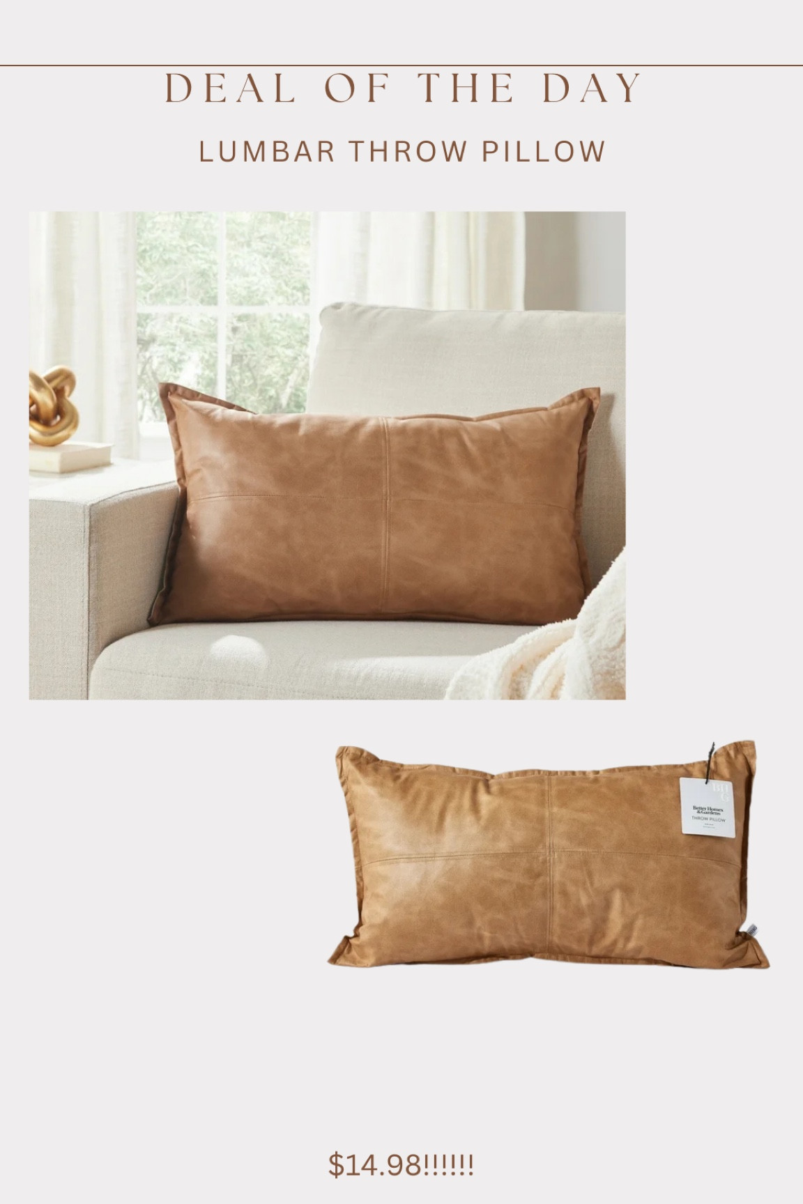 Arhaus whoooo 😍 New vegan leather lumbar throw pillow! Perfect for sofas, accent chairs, and beds!! I can’t believe the price!

#LTKSaleAlert #LTKFindsUnder50 #LTKHome