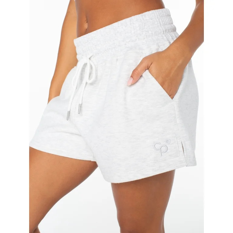 Celebrity Pink Womens 3.5 inch Oversized Boyfriend Fleece Shorts | Walmart (US)