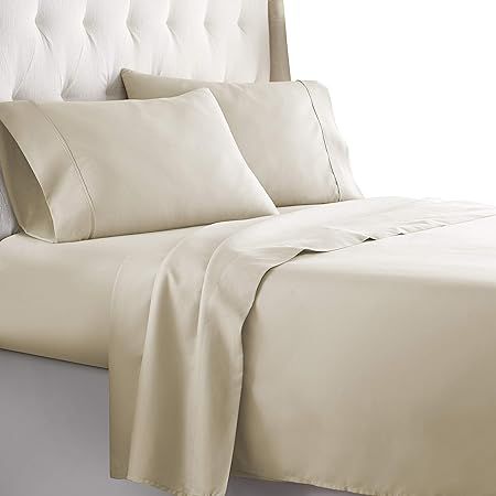 King Size Sheet Set - 4 Piece - Hotel Luxury Bed Sheets - Extra Soft - Deep Pockets - Easy Fit - ... | Amazon (US)